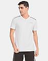Calvin Klein Men White Solid Henley T-Shirt