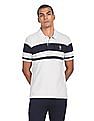 U.S. Polo Assn. Pique Striped Polo Shirt