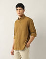 Arrow Sport Textured Regular Fit Pure Cotton Shirt