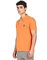 U.S. Polo Assn. Button Placket Printed Polo Shirt