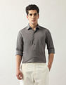 Arrow Newyork Textured Manhattan Slim Fit Shirt