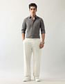Arrow Newyork Textured Manhattan Slim Fit Shirt