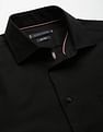 Tommy Hilfiger Solid Engineered Cotton Shirt