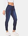 Flying Machine Women Mid Rise Veronica Skinny Fit Stone Wash Jeans