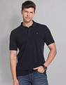 AD by Arvind Solid Polo Shirt