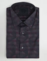 Arrow Manhattan Slim Fit All-over Print Shirt