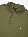 Tommy Hilfiger Solid Slim-Fit Cotton Polo Shirt