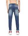 Flying Machine Tapered Leg Lightly Distressed Jeans