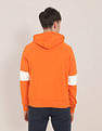U.S. Polo Assn. Contrast Panel Drawstring Hood Sweatshirt