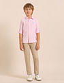 U.S. Polo Assn. Kids Boys Vertical Striped Dobby Shirt