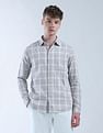 Flying Machine Grid Tattersall Checked Digitopia Shirt