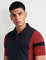 Arrow Sport Short Sleeve Color Block Polo Shirt