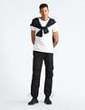 Flying Machine Mid Rise Solid Trousers