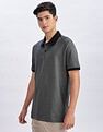 Calvin Klein Jeans Regular-Fit Geometric Cotton Polo Shirt