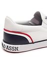 U.S. Polo Assn. Men Round Toe Solid Timeo Slip On Sneakers