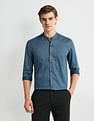 Arrow Geometric Printed Manhattan Slim Fit Shirt