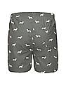 Flying Machine Dachshund Print Cotton Boxer Shorts