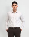 Arrow Italian Elegance Textured Slim Fit Shirt