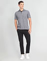 Arrow Horizontal Stripe Cotton Polo Shirt
