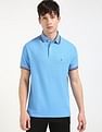 Tommy Hilfiger Solid Regular-Fit Cotton Polo Shirt