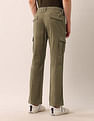 U.S. Polo Assn. Denim Co. Mid Rise Straight Fit Textured Cargos