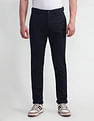 Arrow Sports Slim Fit Solid Trousers