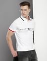 Tommy Hilfiger Tipped Collar Embroidered Polo Shirt