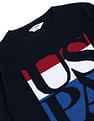 U.S. Polo Assn. Kids Boys Cotton Brand Printed Sweater