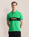 U.S. Polo Assn. Brand Print Slim Fit Polo Shirt