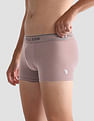 U.S. Polo Assn. Mid Rise Solid OET15 Trunks - Pack Of 3