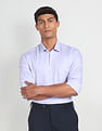 Arrow Self Design Slim Fit Shirt