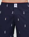USPA Innerwear Relaxed Fit Printed IYAB Boxers - Pack Of 1
