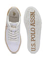 U.S. Polo Assn. Women Panelled Textured Lace Up Alisson Sneakers