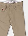 U.S. Polo Assn. Kids Mid Rise Flat Front Trousers