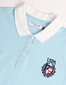 U.S. Polo Assn. Women Contrast Collar Crest Polo Shirt