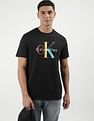 Calvin Klein Crew Neck Monogram T-Shirt
