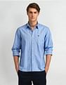 Arrow Sport Vertical Striped Cotton Shirt