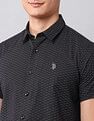 U.S. Polo Assn. Denim Co. All Over Printed Dobby Shirt