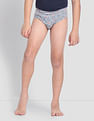 USPA Innerwear Boys Mid Rise Cotton Spandex OKB01 Briefs - Pack Of 3
