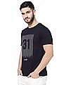 AD by Arvind Crew Neck Graphic Print T-Shirt