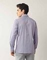 Arrow Textured Manhattan Slim Fit Shirt