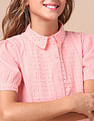 U.S. Polo Assn. Kids Girls Schiffli A-Line Mini Dress