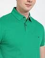 Tommy Hilfiger Solid Regular-Fit Cotton Polo Shirt
