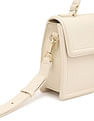 Tommy Hilfiger Solid Cream PU Bag