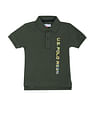 U.S. Polo Assn. Kids Boys Holographic Print Cotton Coordinate Polo Shirt