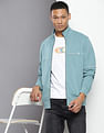 Calvin Klein Repeat Logo Zip Up Track Sweatshirt