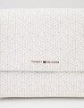 Tommy Hilfiger Logo Beige Pu Hand Bag