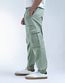 Flying Machine Solid Relaxed Fit Joggers