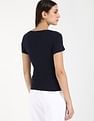 Tommy Hilfiger Solid Slim-Fit Cotton T-Shirt