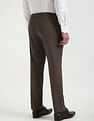 Tommy Hilfiger Regular-Fit Solid Mid-Rise Trouser